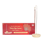 Green Tree Himalayan Herbs Tibetan Rope Incense with Holder Meditating